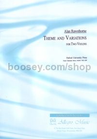 Theme And Variations 2 Violins
