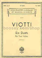 Six Duets Op. 20 2 violins