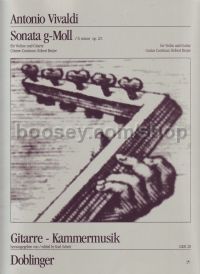 Sonata Op. 2No1 Gmin violin & guitar