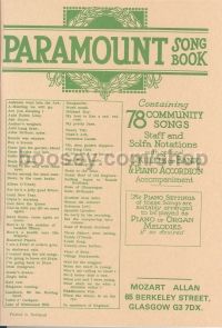 Paramount Song Book