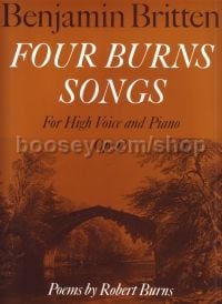 Four Burns Songs Op. 92 high voice