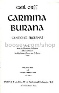Carmina Burana libretto
