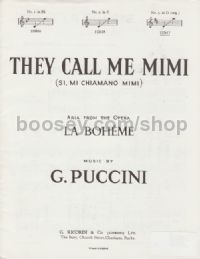 They Call Me Mimi from "La Bohème" (Soprano & Piano)
