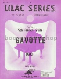 Gavotte (from French Suite No 5) *Lilac 091*
