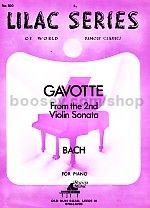 Gavotte from Second Violin Sonata *Lilac 100*