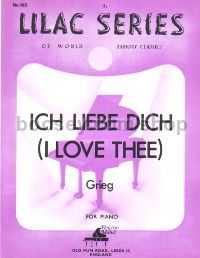 I Love Thee (ich liebe dich) (Lilac series vol.103)