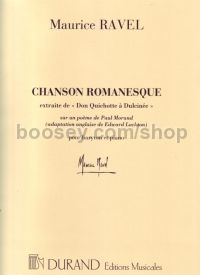 Chanson romanesque - baritone & piano