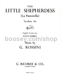 Little Shepherdess (La Pastorella) (Voice & Piano)