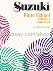 Suzuki Flute School Vol.6 Flute Part (Revised Edition)