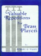 Valuable Repetitions For Brass Players