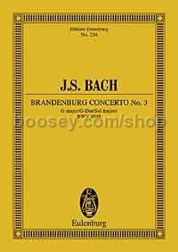 Brandenburg Concerto No.3 in G Major, BWV 1048 (Chamber Orchestra) (Study Score)