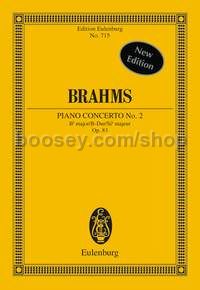 Concerto for Piano No.2 in Bb Major, Op.83 (Piano & Orchestra) (Study Score)