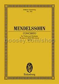 Concerto for Violin in E Minor, Op.64 (Violin & Orchestra) (Study Score)