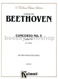 Concerto No 3 Op. 37 C Min (2 Pno/4 Hnd) 