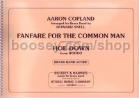 Fanfare for the Common Man & Hoe Down (Brass Band) (Full Score)