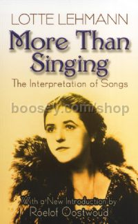 More Than Singing - The Interpretation Of Songs