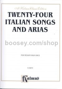 24 Italian Songs & Arias (medium High) 