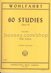 Wohlfahrt 60 Studies Op. 45 vol.1 (viola Solo) 