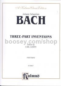 Bach Inventions (3-part) Piano  