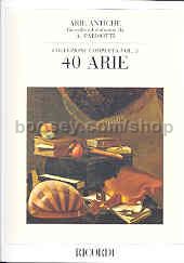 Arie Antiche vol.3 (40 Airs) for Voice & Piano