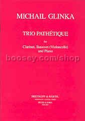 Trio Pathetique. Clarinet Bassoon Cello & Piano