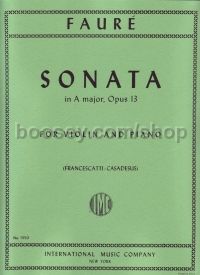 Violin Sonata A major Op. 13