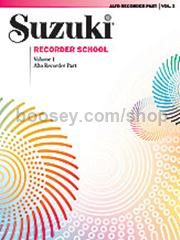 Suzuki Recorder School Alto Part Vol.1