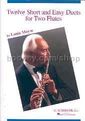 12 Short & Easy Duets flute        