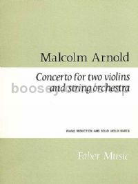 Concerto for Two Violins & String Orchestra (Piano Reduction)