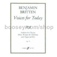 Voices for Today (SATB, Children's Choir & Organ)