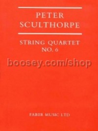 String Quartet No.6 (Score)