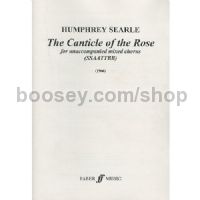 The Canticle of the Rose (SATB)