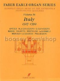 Faber Early Organ Series, Vol.XVI: Italy 1517-1599