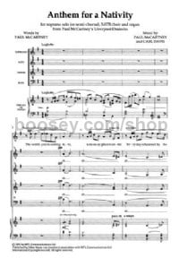 Anthem for a Nativity from "Liverpool Oratorio" (SATB & Piano)