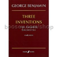 Three Inventions for Chamber Orchestra (Study Score)