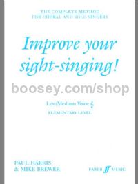 Improve Your Sight-Singing! - Elementary Low/Medium Voice