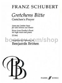 Gretchen's Bitte (High Voice & Piano)