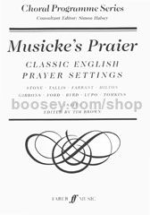 Musicke's Praier (SATB)