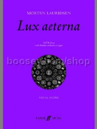 Lux Aeterna (SATB & Organ)