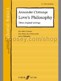 Love's Philosophy (SA, Male Voices & Piano)
