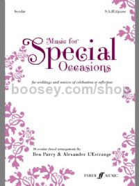 Music for Special Occasions (Secular) (SAB & Piano)