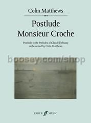 Postlude Monsieur Croche (Orchestra)