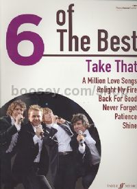 6 of the Best: Take That (Piano, Voice & Guitar)