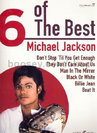 6 of the Best: Michael Jackson (Piano, Voice & Guitar)