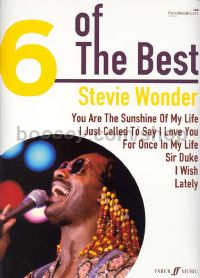 6 of the Best: Stevie Wonder (Piano, Voice & Guitar)