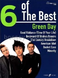 6 of the Best: Green Day (Voice & Guitar Tablature)