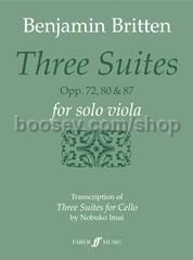 Three Suites, Opp.72, 80 & 87 (Viola)