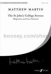 St John's College Service Martin (SATB & Organ)