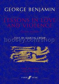 Lessons In Love & Violence (Opera Vocal Score)