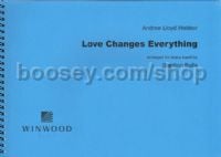 Love Changes Everything (lloyd Webber) Brass Band 